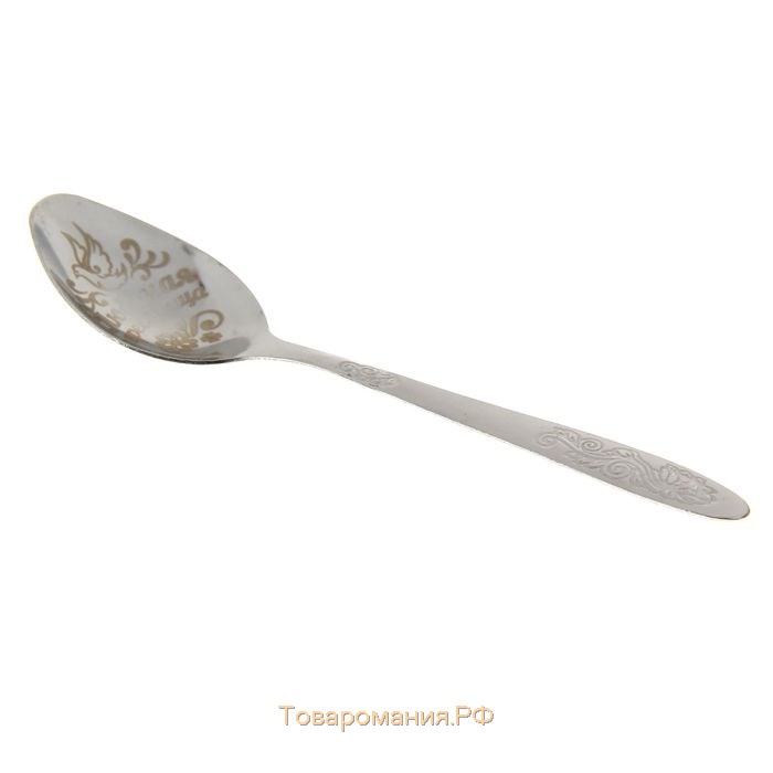 Ложка чайная с гравировкой «Любимая крестница», 3×14 см