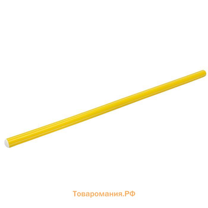 Палка гимнастическая 70 см, жёлтая
