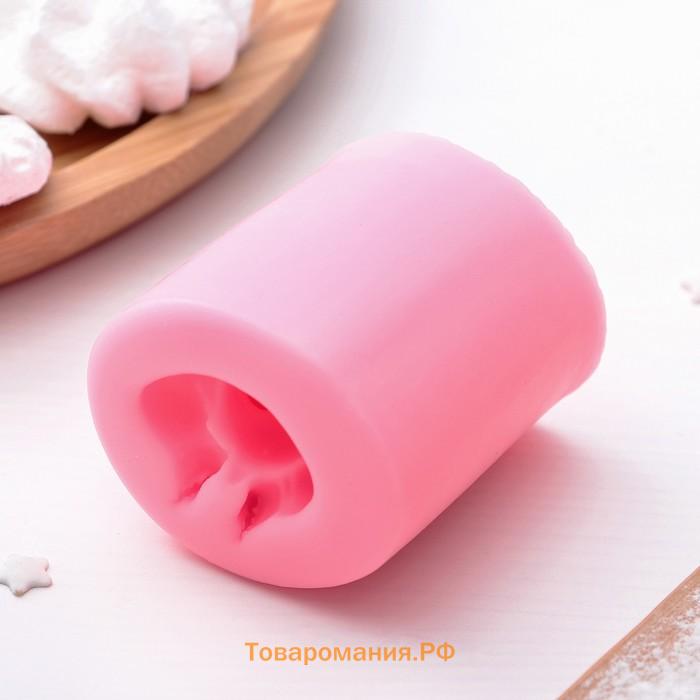 Молд  «Младенец», силикон, 5.5×4.5×6 см, розовый