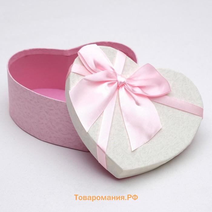 Набор подарочных коробок сердце 3 в 1, 22×20×9 - 16×14×6 см