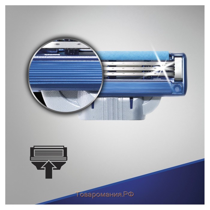 Сменные кассеты для бритья Gillette Mach3 Turbo, 12 шт.