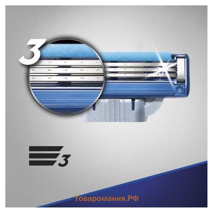 Сменные кассеты для бритья Gillette Mach3 Turbo, 12 шт.