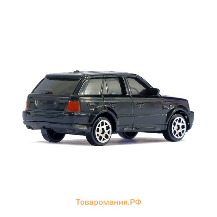 Машина металлическая LAND ROVER RANGE ROVER SPORT, 1:64, цвет чёрный