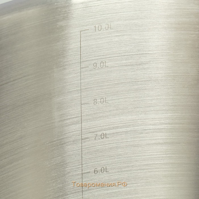 Кастрюля из нержавеющей стали «Общепит», 11 л, d=26 см, h=21 см, капсульное дно, индукция