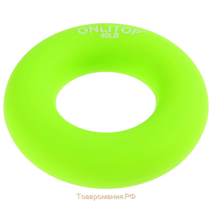 Эспандер кистевой ONLYTOP, 20 кг, цвет зелёный