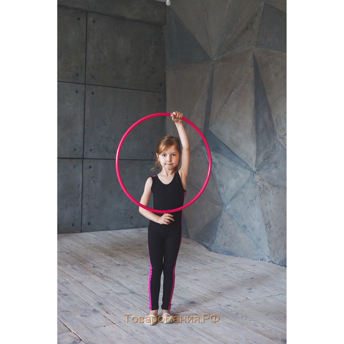 Обруч для художественной гимнастики Grace Dance, профессиональный, d=80 см, цвет малиновый