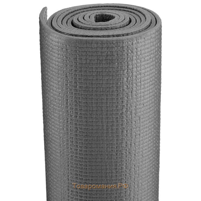 Коврик для йоги Sangh, 173×61×0,4 см, цвет серый