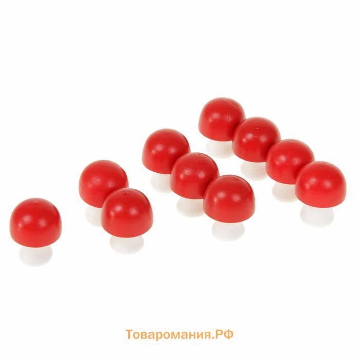 Счётный материал «Грибы», 12 шт., 4.5 см