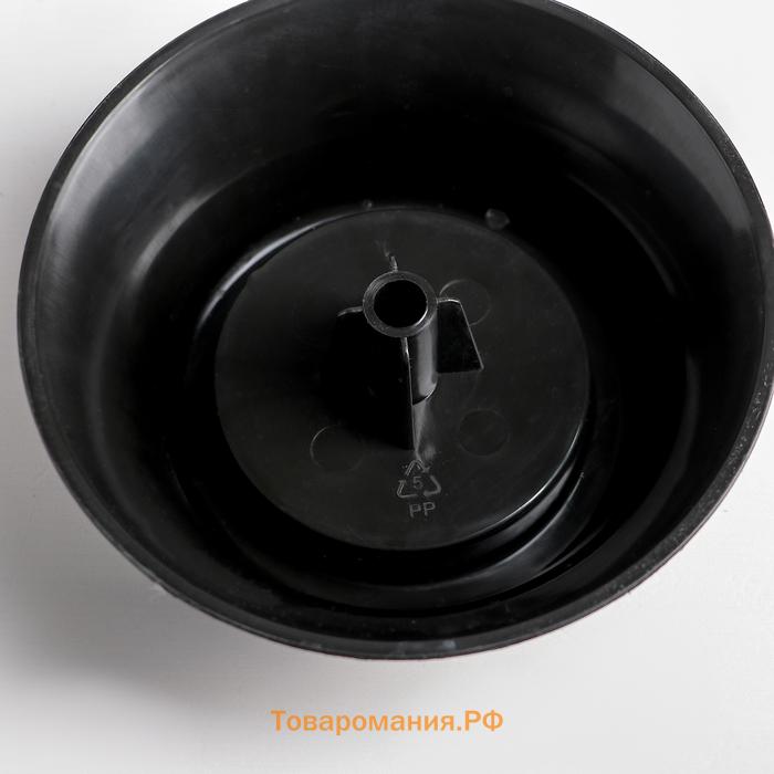Ваза под срезку, 5 л, чёрная