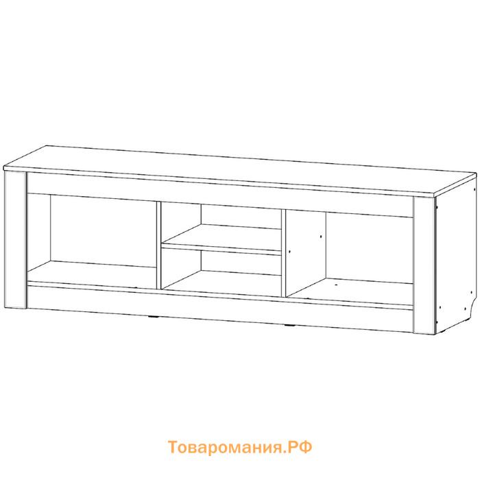 Тумба под ТВ «Ривьера», 438×1601×508 мм, цвет анкор светлый