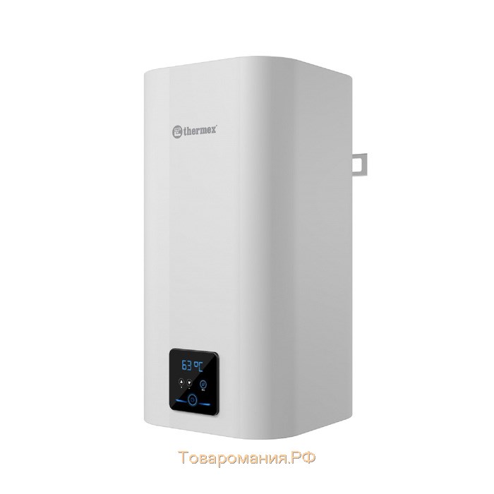 Водонагреватель Thermex Smart 30 V, накопительный, 2 кВт, 30 л, дисплей, УЗО, белый