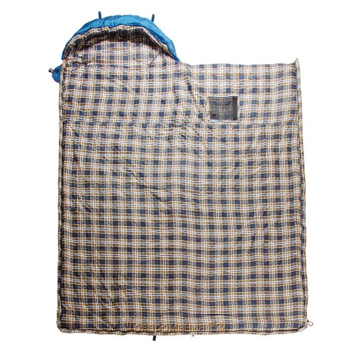 Спальный мешок Btrace Broad, одеяло, 3 слоя, правый, 100х230 см, 0/-15°C