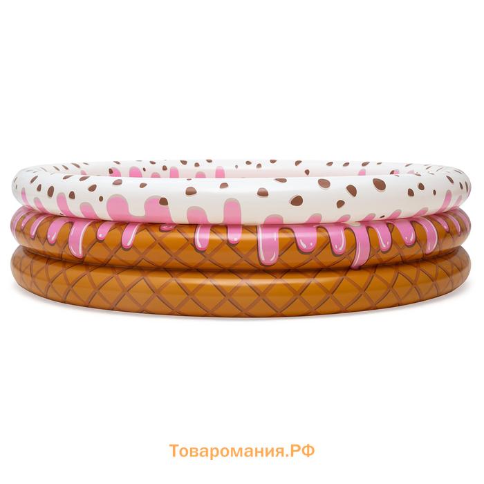 Бассейн надувной Bestway Sundae Funday, 160×160×38 см, 51144