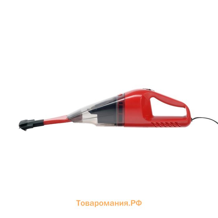 Пылесос Nova Bright, для сухой/влажной уборки 75 Вт, 12 В, красный