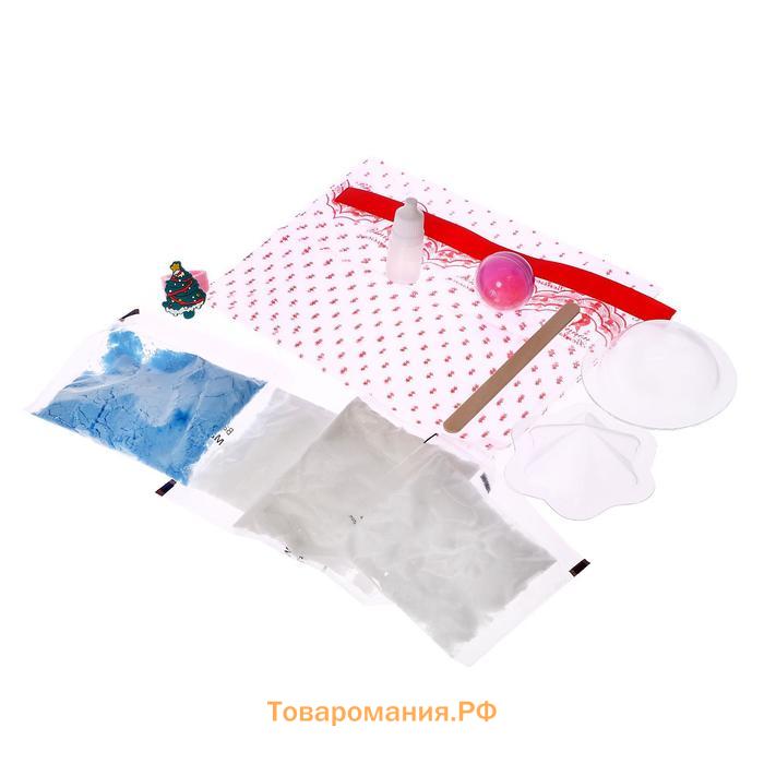 Бомбочки для ванны своими руками «Новогодние бомбочки: Шар и снежинка», детские, набор для опытов
