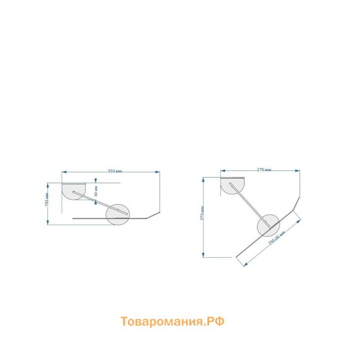 Экран для настенного кондиционера 700×335, пластик 2 мм, В ЗАЩИТНОЙ ПЛЁНКЕ