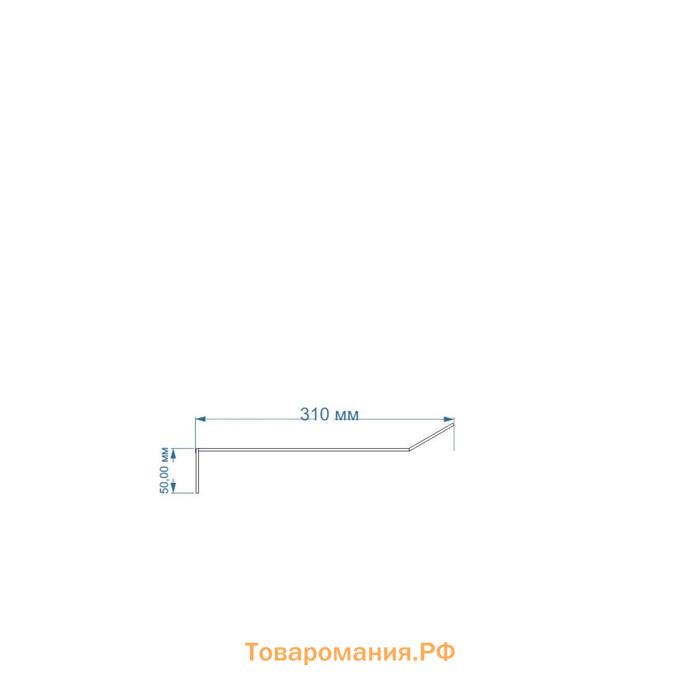 Экран для настенного кондиционера 600×335, пластик 2 мм, В ЗАЩИТНОЙ ПЛЁНКЕ