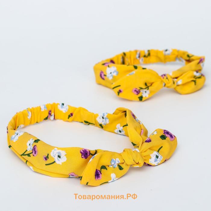Повязка на голову для мамы и дочки M&B «Family look» 2 шт., МИКС
