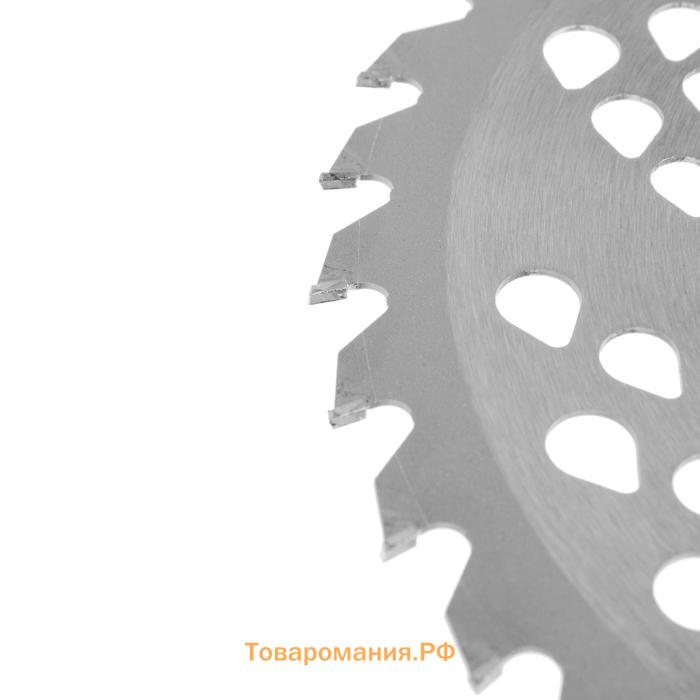 Нож для триммера ТУНДРА, 230×25.4 мм, 36 зубьев