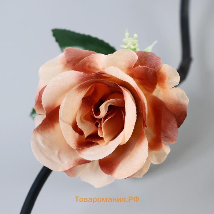 Декор тинги "Роза с мелкими цветочками"(бутон d=6см, h=6см) 150 см цена за 1шт) микс