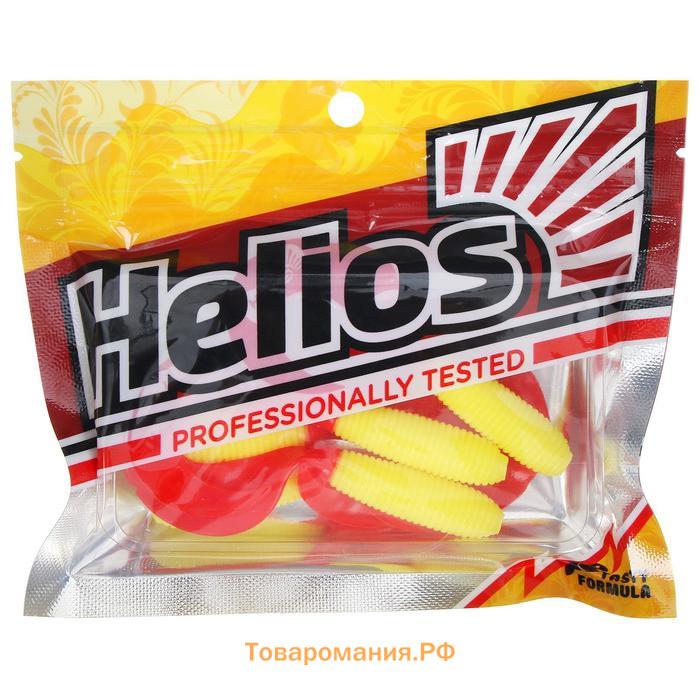Твистер Helios Credo Yellow RT, 8.5 см, 7 шт. (HS-11-038)