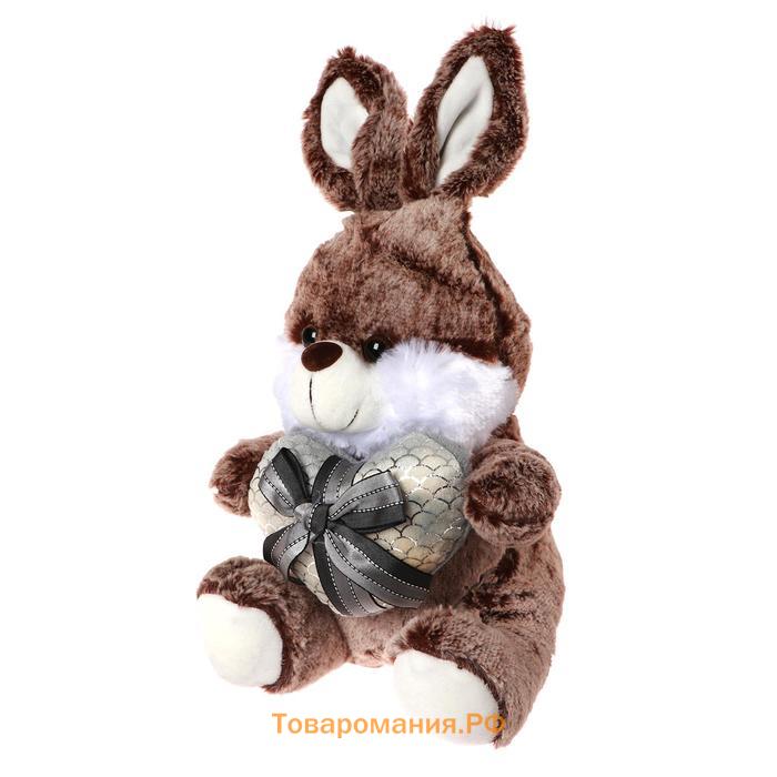 Мягкая игрушка «Зайка с сердцем», МИКС