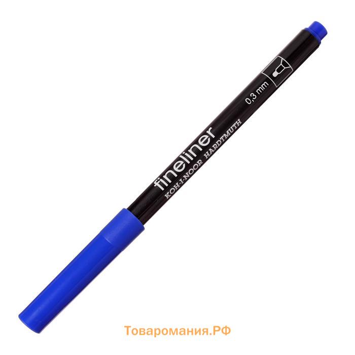 Ручка капиллярная 0,3 мм Koh-I-Noor FINELINER 7021, синий