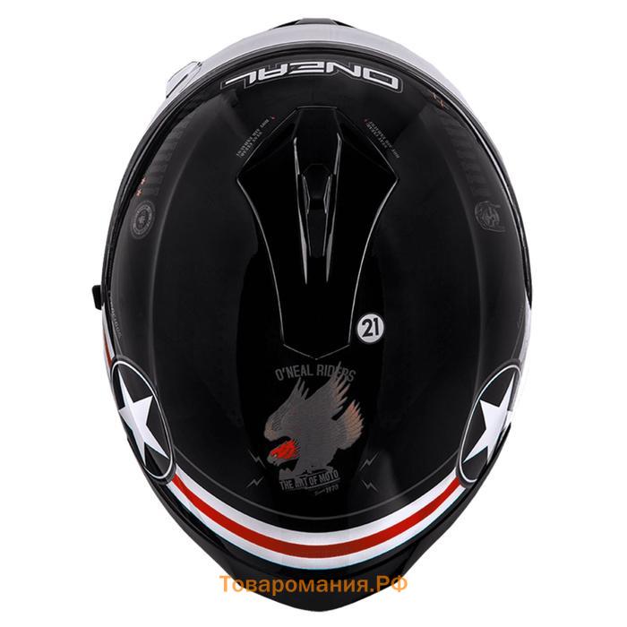 Шлем интеграл O’NEAL Challenger Wingman, глянец, размер XL, чёрный