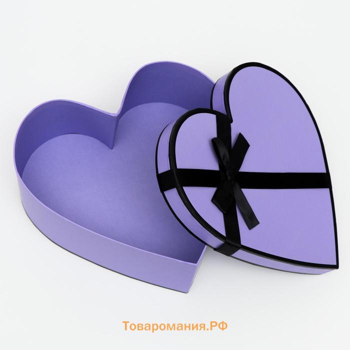 Набор подарочных коробок сердце 3 в 1, 33×32×11.5 - 26×25×9.5 см