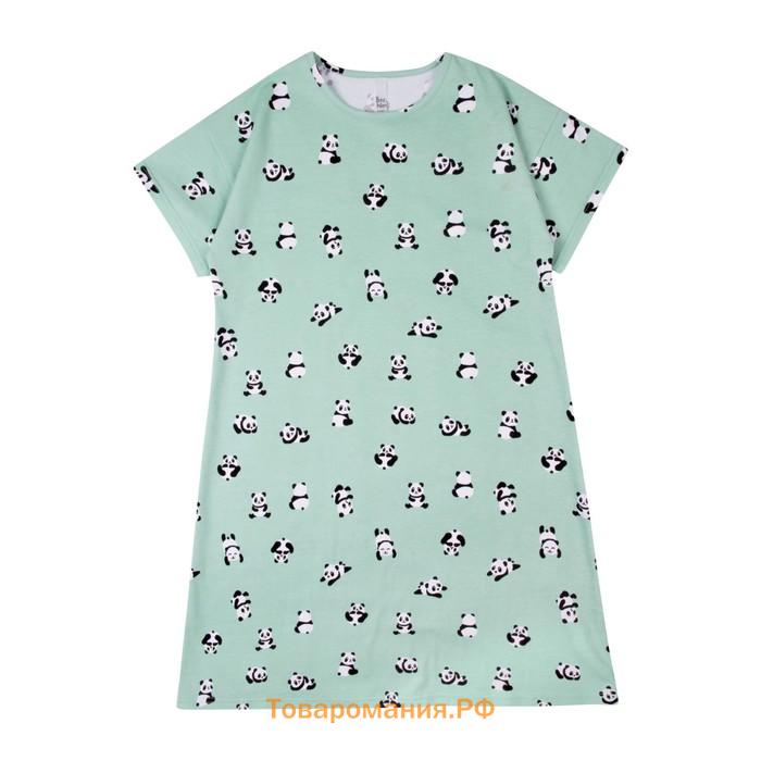 Ночная сорочка «Симпл-димпл» для девочки, рост 140 см., цвет ментоловый
