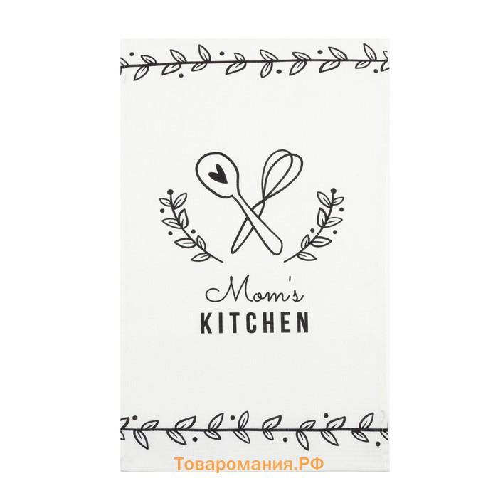 Полотенце "" Mom's kitchen 35х60 см, 100% хлопок, вафля 160 г/м2