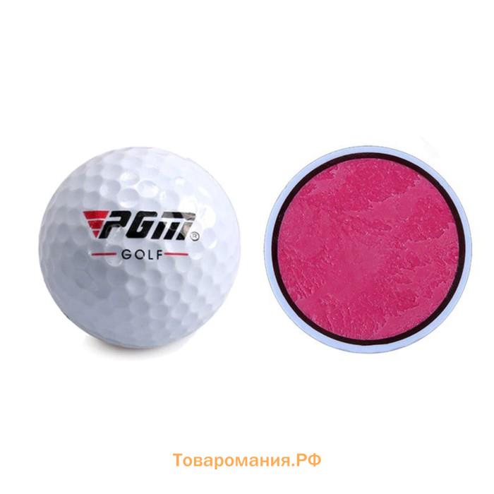 Мячи для гольфа PGM VS, трехкомпонентные, d=4.3 см, набор 12 шт