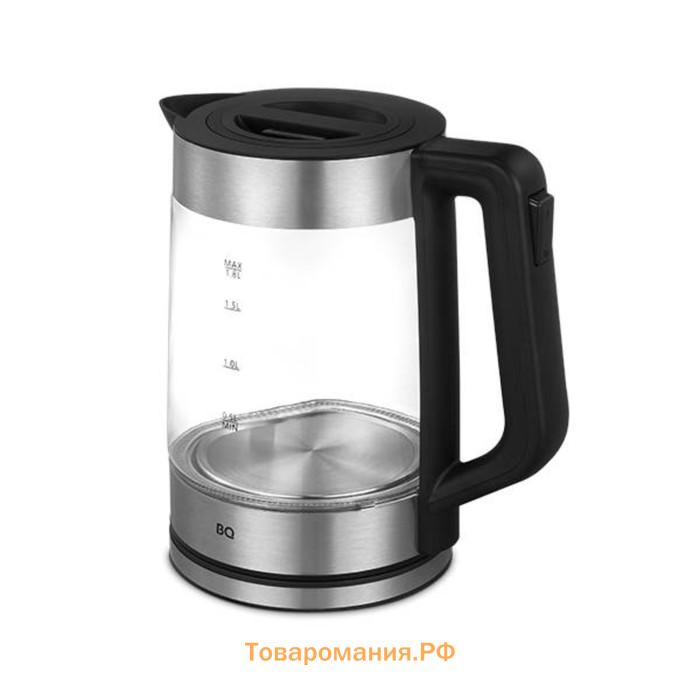 Чайник электрический BQ KT1840G, 1.8 л, 1800 Вт, чёрный