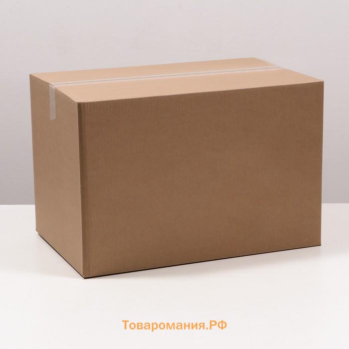 Коробка складная бурая 45×35×35 см