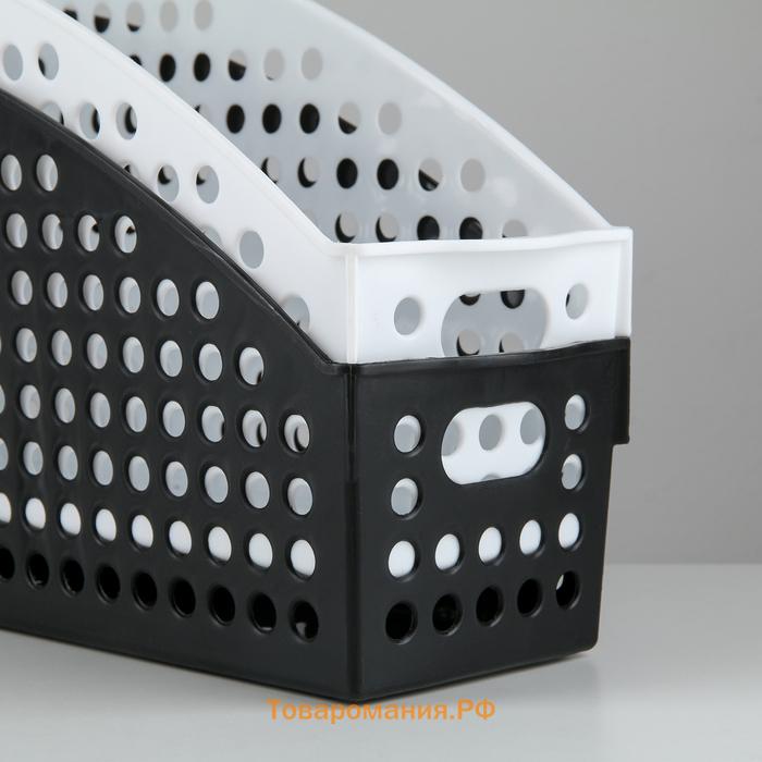 Лоток вертикальный, 27×17.5×10.5 см, розовый