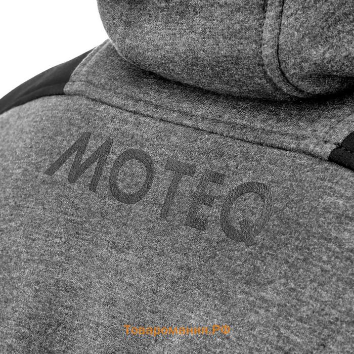 Текстильная кофта с капюшоном MOTEQ Perk, мужская, размер XXL, серая, чёрная