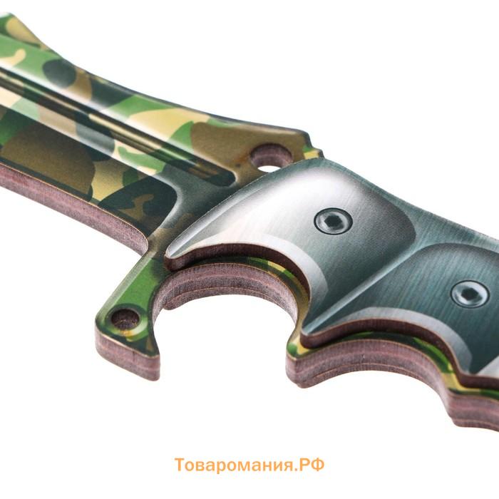 Деревянное оружие, детское сувенирное «Хакки», нож охотничий, 25×5.9 см