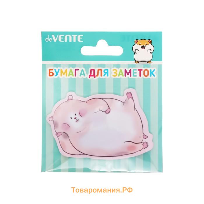 Блок с липким краем 70 х 50 мм, deVENTE Lying Animals, 20 листов, офсет, МИКС