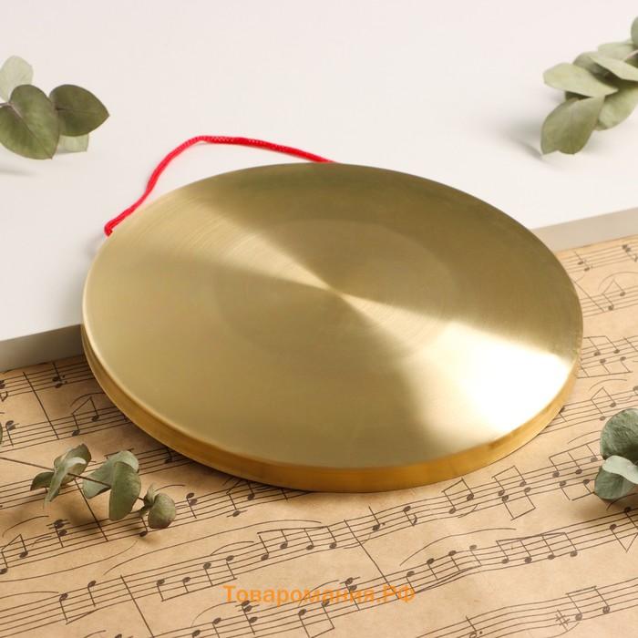 Музыкальный инструмент: Гонг с колотушкой, Music Life, 22 см