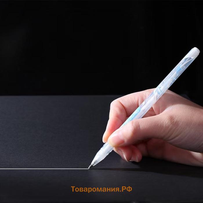 Набор гелевых ручек 3 цвета, белый, серебристый, золотой