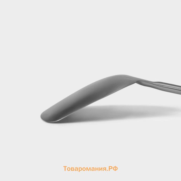 Лопатка из нержавеющей стали Magistro, 38×10 см, Luxe, серебристая