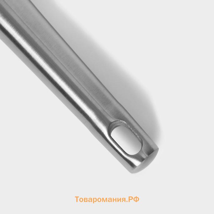 Лопатка из нержавеющей стали Magistro, 38×10 см, Luxe, серебристая