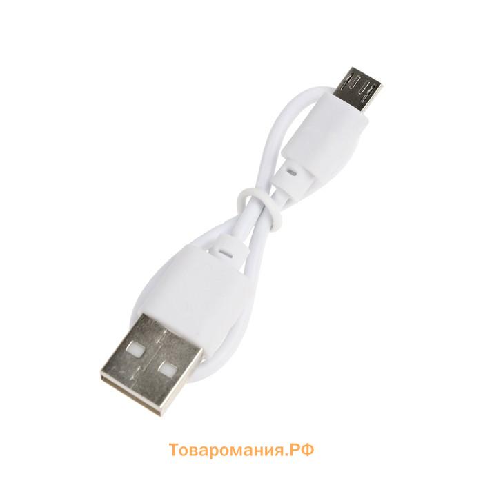 Наушники детские, беспроводные, накладные, с ушками зайца, Y08R, Bluetooth 5.1, с микрофоном, с подсветкой, 400 мАч, синий