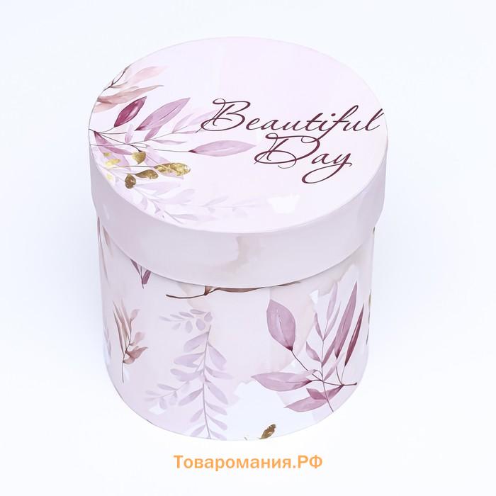 Набор круглых коробок 5 в 1 «Умиротверение» ,19.5×19.5 - 14×14 см