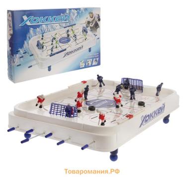 Игра настольная «Хоккей», объёмные игроки, размер игрового поля 70 × 42 см, 2 игрока, 5+