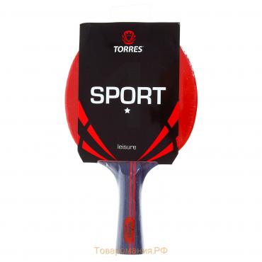 Ракетка для настольного тенниса Torres Sport, 1 звезда, для любителей