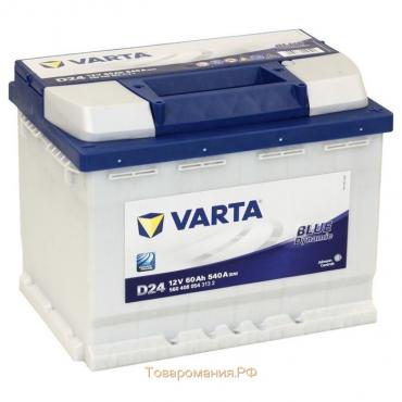 Аккумуляторная батарея Varta 60 Ач, обратная полярность Blue Dynamic 560 408 054