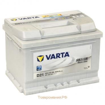 Автомобильный аккумулятор Varta 61 Ач, обратная полярность Silver Dynamic 561 400 060