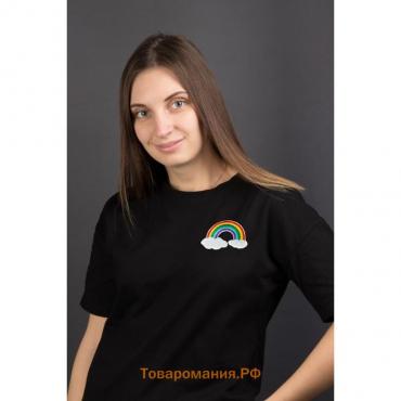 Термоаппликация «Радуга», 5.7×3.4 см, фасовка 10 шт., разноцветная