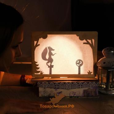 Театр теней для детей «Колобок», с ширмой